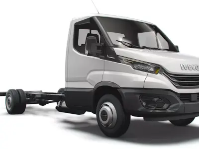 Iveco Daily Single Cab L5 Chassis 2022 3D model
