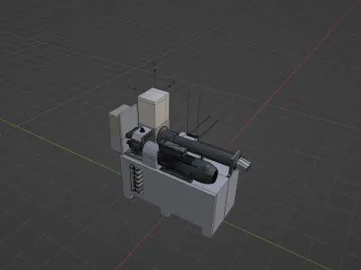 Molde Extruder Machine 3D model