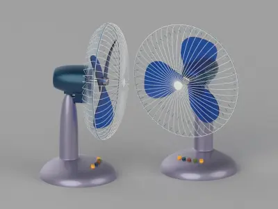 Table Fan 3D model