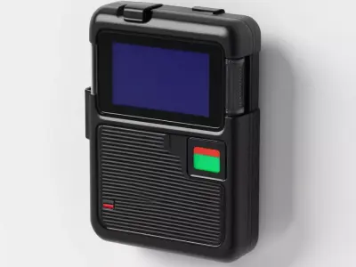 Retro SciFi Handheld Communication Device 3D model