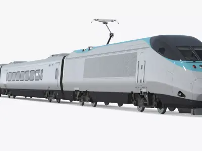 Express Train Standard 3D model