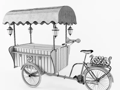 Cargo Bike Milano 3D model