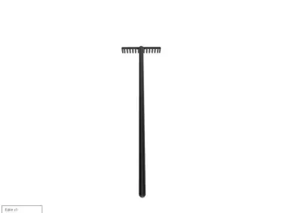 Rake one tenth Free 3D print model