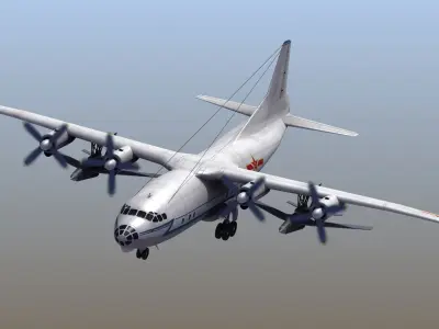 Shaanxi Y-8E Cub Drone Carrier 3D model