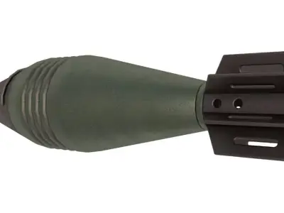 60 mm mortar rounds 3D model