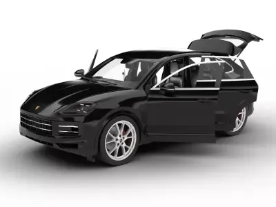Porsche Cayenne S 2025 HQ 3d model 3D model