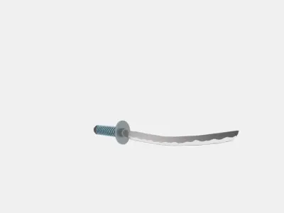 Make a Samurai Sword Step 13 3D model
