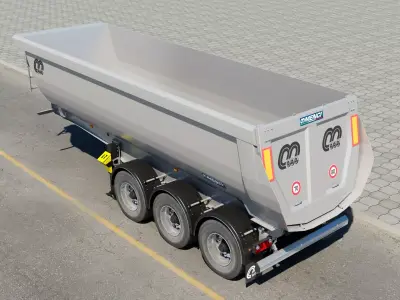 Tipper trailer 3D model purchase