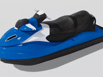 JetSki 01 Maya Arnold 3D model