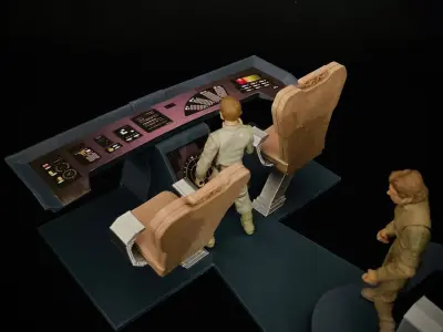 USS Enterprise Bridge Control Center Console -The Motion Picture 3D print model