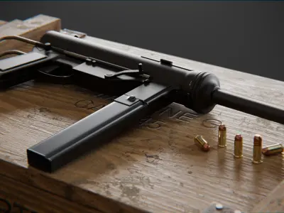 Underground Bunker 3d Scene 3D model