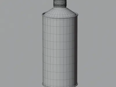 Motor Oil Can 3D model