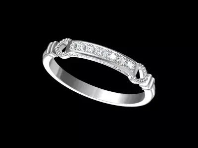 Wedding band Free 3D print model order