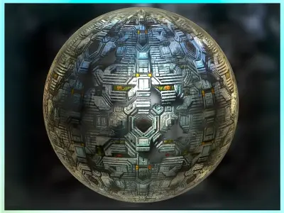 PBR Sci-Fi Seamless Realistic Material SBSAR 4k Texture 031 Texture