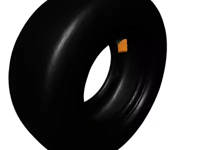 Realistic HighDetail Car Tire Model 3D model