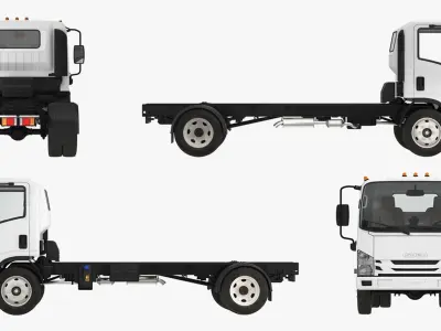  Commercial Truck Isuzu NPR 2018 Simple Interior 