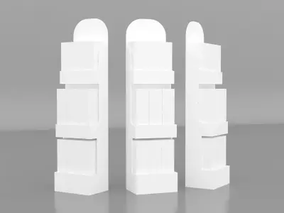 Counter Top Dispaly CTU  Low-poly 3D model