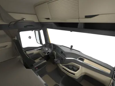 Man TGX 2020 with interior 3D model