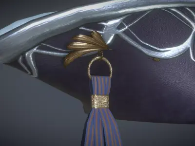 Tricorn Low-poly 3D model