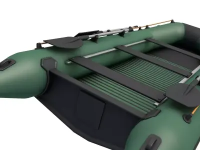 Inflatable boat  3D model
