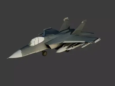 Low-Poly Jet Collection Low-poly 3D model