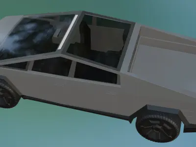 Tesla Cybertruck 3D model by anixd