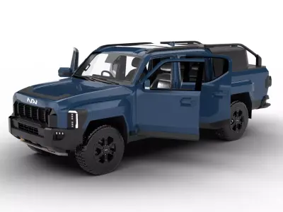 Kia Tasman Customized 2026 HQ 3d model 3D model