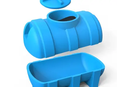 Water Tank 3D print model