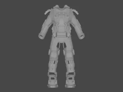 Power Armor Follaut 4 Free 3D model