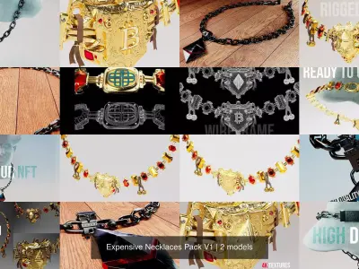 Expensive Necklaces Pack V1