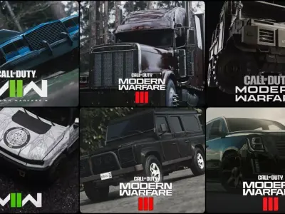 Call of duty Vehicle Pack Tactical Cars and  Trucks 3D Models 3D model