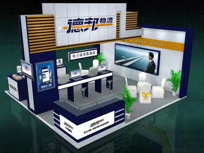 Exhibition - Area -6X6-3DMAX2009-09 3D model