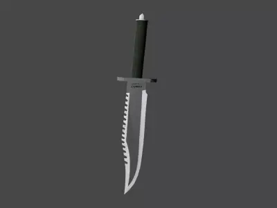 Rambo Knife Low-poly 3D model buy