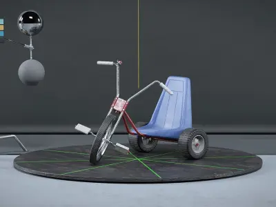 Tricycle from The Shining Free 3D model