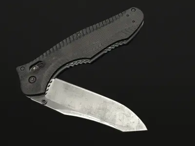 Knife Contego  Low-poly 3D model