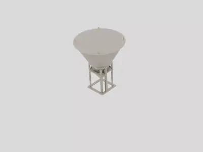 Industrial Factory Material Hopper for 3D print 3D model