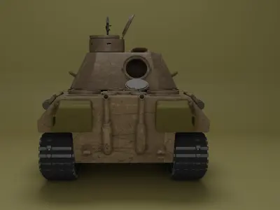 Panther Tank 3D model order