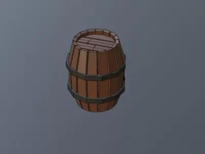 Medieval asset pack Low-poly 3D model Free low-poly 3D model