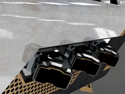 Cyber Rifle 3D model