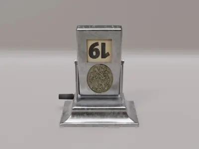 Vintage Mechanical Perpetual desktop Flip 3D model