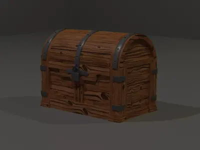 Tresaure Chest Free 3D model