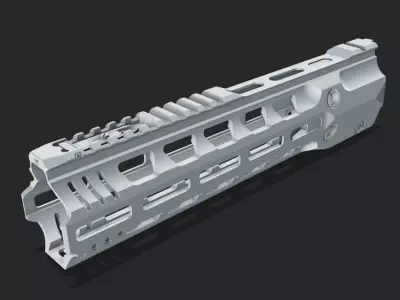 M-LOK Handguard for HK 416 Free 3D model