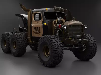 1947 Power Wagon Hauk Designs 3D model