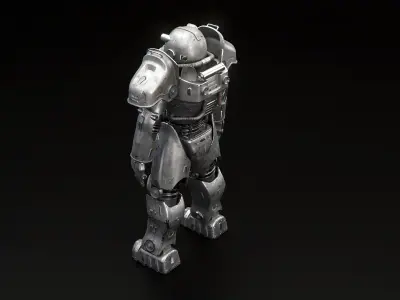 Post Apocalyptic Power Armor 3D model purchase