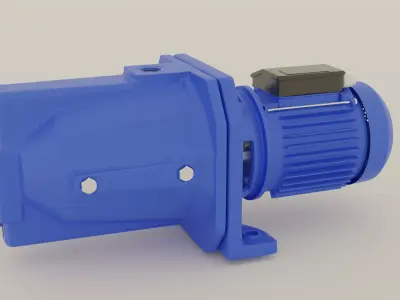 ELECTRIC PUMP with MOTOR 3D model