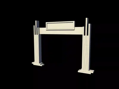  entrance  3D model