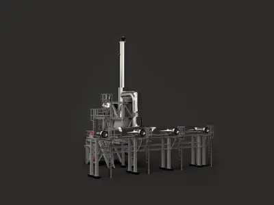CALDERA industrial machine 3D model