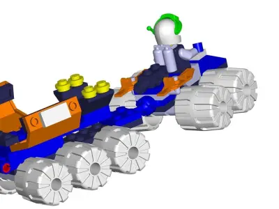 Launcher rover 3D model