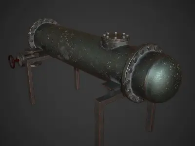 Metal Balloon Low-poly 3D model