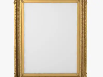 Baroque Picture Frame Pro Collection 3D model
